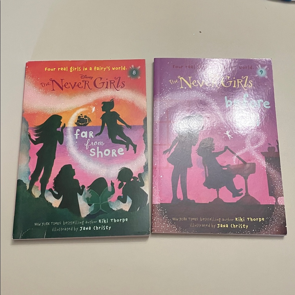 Kiki Thorpe Disney’s “The Never Girls”Novel Collection - Colorful Paperback Set - Picture 6 of 11